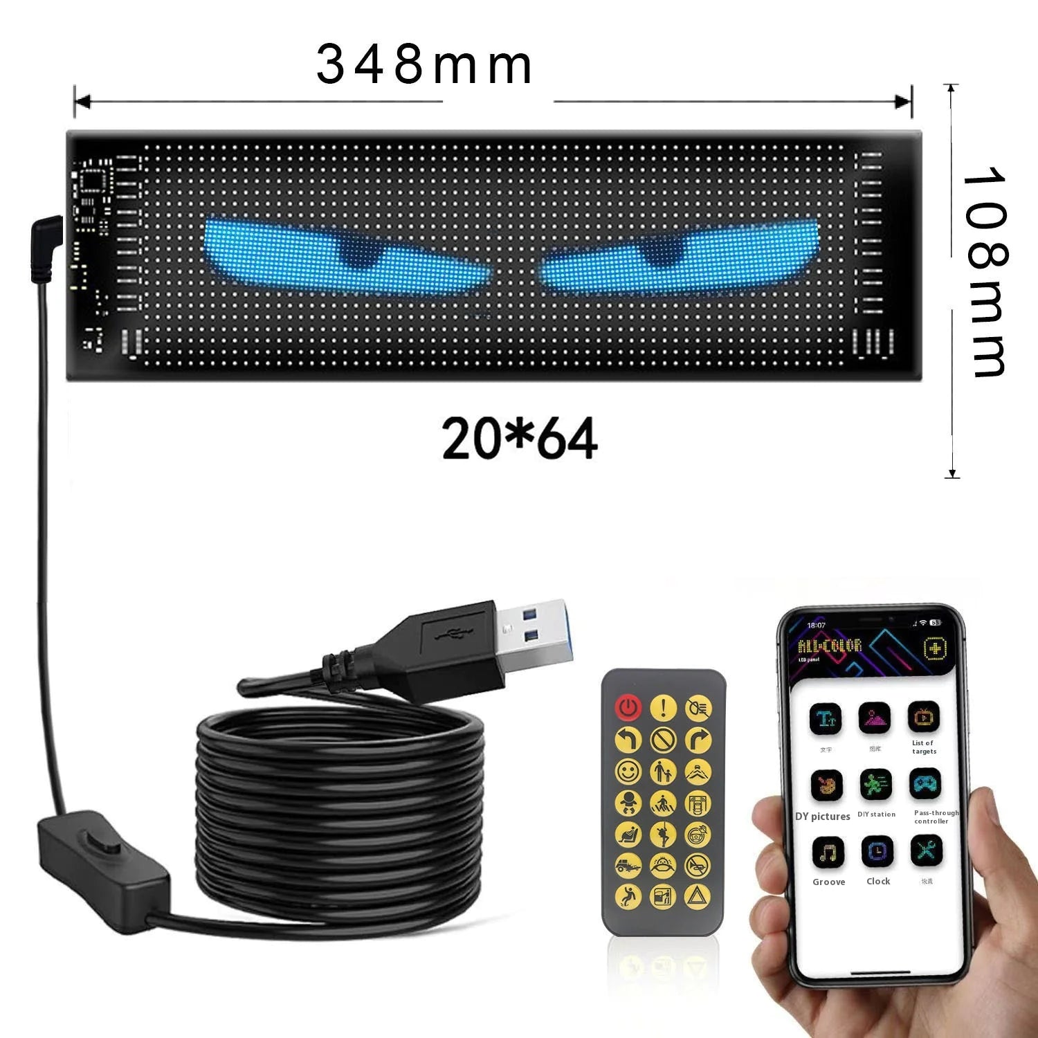 Car LED Display Screen
