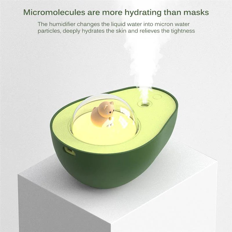 Avocado Mini Humidifier with Night Light