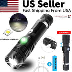 Super Bright Tactical Rechargeable Flashlight