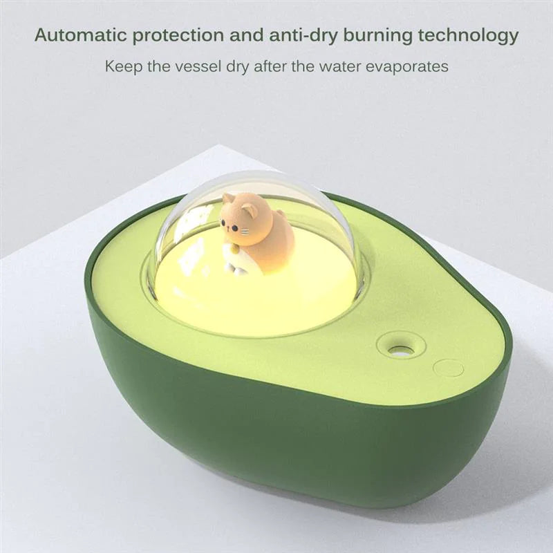 Avocado Mini Humidifier with Night Light