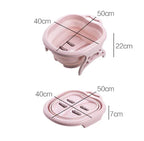 Folding Foot Soaking Basin with Massage Function