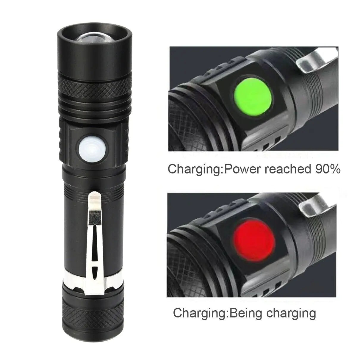 Super Bright Tactical Rechargeable Flashlight