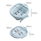 Folding Foot Soaking Basin with Massage Function