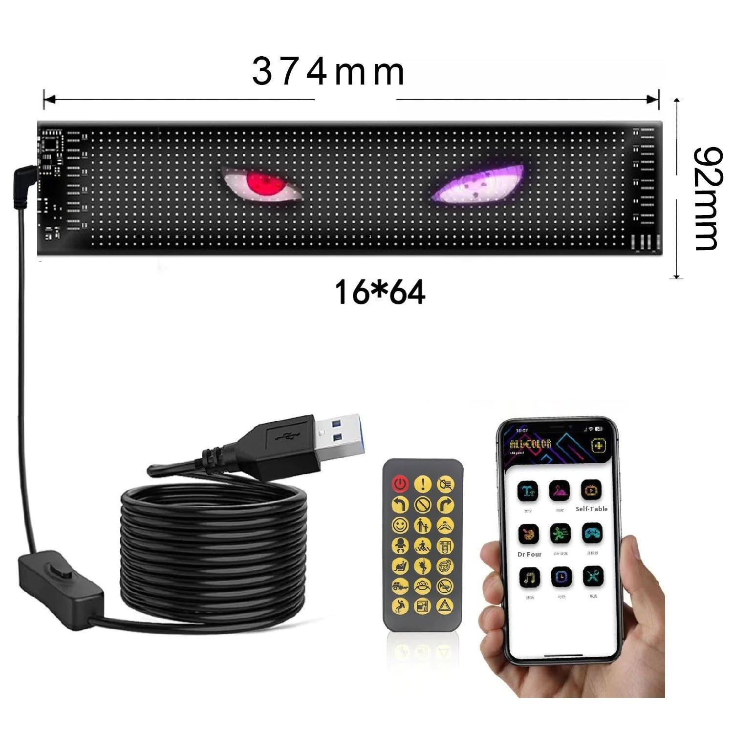 Car LED Display Screen